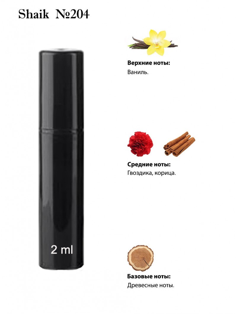 SHAIK № 204 Montale Vanille Absolu - 2 мл