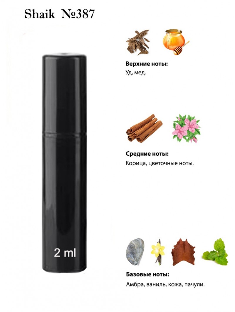 SHAIK № 387 Montale Honey Aoud - 2 мл