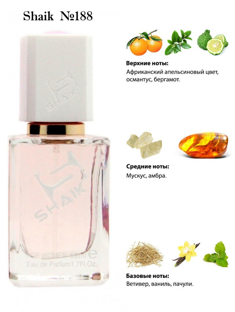 SHAIK № 188 Narciso Rodriguez For Her Eau De Toilette - 50 мл
