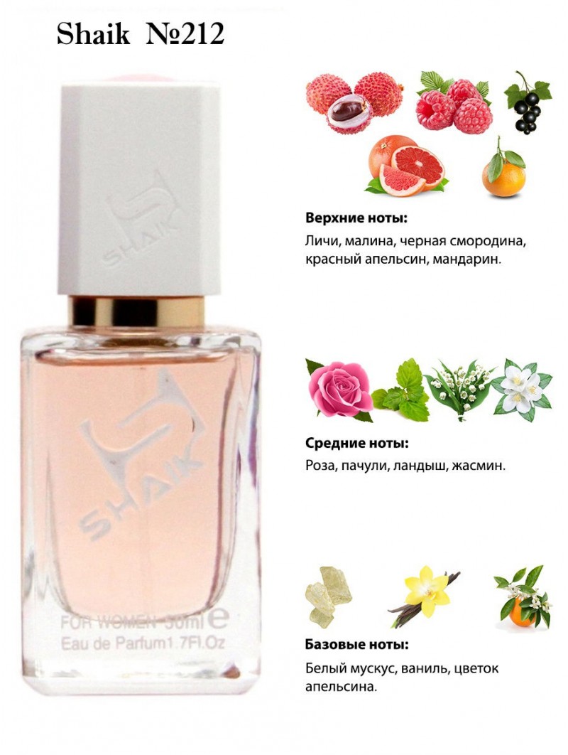 SHAIK № 212 Montale Candy Rose - 50 мл