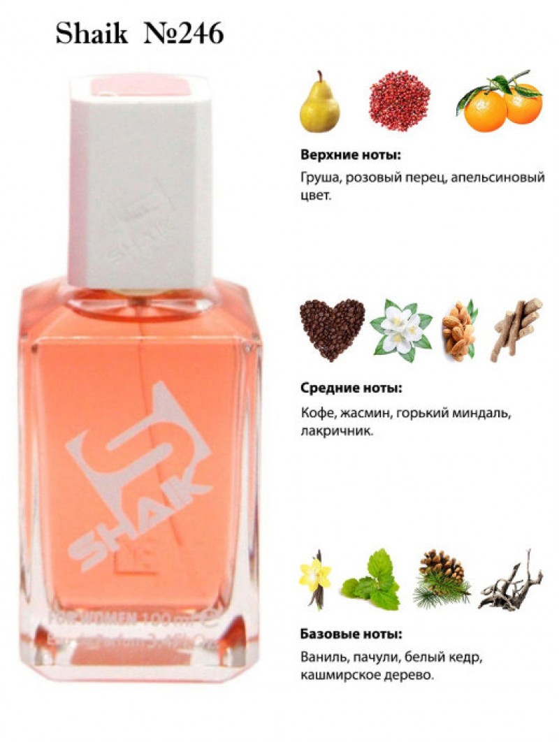 SHAIK № 246 Yves Saint Laurent Black Opium - 50 мл