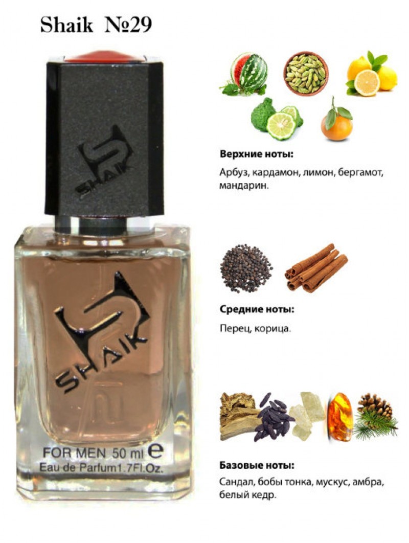 SHAIK № 29 Carolina Herrera Chic For Men - 50 мл