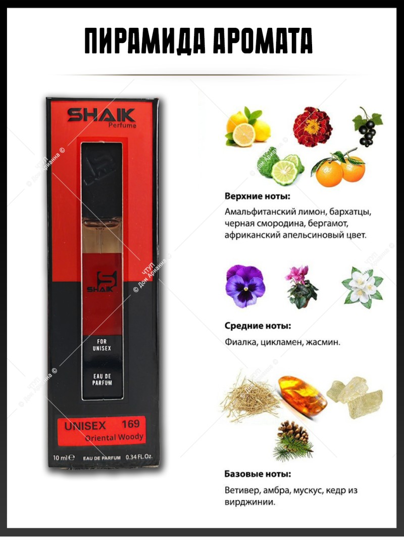 SHAIK № 169 Byredo Bal D'Afrique - 10 мл